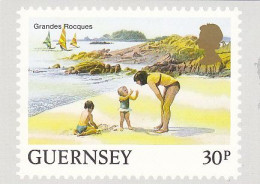 AK 175809 STAMP / BRIEFMARKE - Guernsey - Grandes-Rocques - ONLY PICTURE NO STAMP - Timbres (représentations)