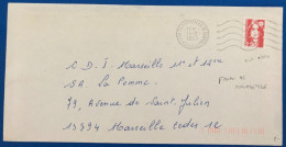 France, Briat N°2614, FAUX DE MARSEILLE Sur Enveloppe 19.2.1991 - (L107) - 1961-....