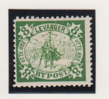 Noorwegen Lokale Zegel   Katalog Over Norges Byposter Levanger Bypost 3 - Local Post Stamps