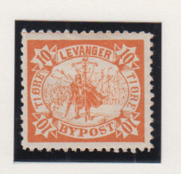 Noorwegen Lokale Zegel   Katalog Over Norges Byposter Levanger Bypost 4 - Local Post Stamps