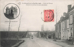 Vibraye * Circuit De La Sarthe 1906 * Endroit Où Arrivera La Route Planchéiée * Château De Montmirail - Vibraye