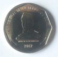 Dominican Republic 25 Pesos DOMINICANOS 2017 UNC - Dominicaine