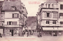 Pont Audemer * Entrée De La Rue Thiers * Librairie DOUTHWAITE * Commerces Magasins - Pont Audemer