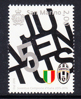 2016 San Marino Juventus Football Champions Complete Set Of 1 MNH @BELOW FACE VALUE - Nuevos