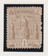 Noorwegen Lokale Zegel   Katalog Over Norges Byposter Tonsberg Bypost 6 * - Local Post Stamps