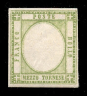 Antichi Stati Italiani - Napoli - 1861 - Senza Effigie - Mezzo Tornese (17ala) - Gomma Integra - Autres & Non Classés