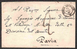 Antichi Stati Italiani - Sardegna - Posta Militare - 1859/1860 - Una Bustina + Sette Lettere Da Porto Maurizio Indirizza - Other & Unclassified