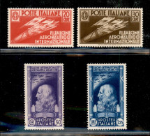 Regno - Vittorio Emanuele III - 1935 - Salone Aeronautico (384/387) - Serie Completa - Gomma Integra - Andere & Zonder Classificatie