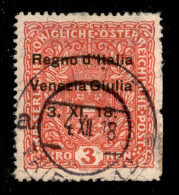 Occupazioni I Guerra Mondiale - Venezia Giulia - Venezia Giulia - Francobollo Di Austria Soprastampato K.3 (16) Usato Co - Other & Unclassified