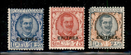 Colonie - Eritrea - 1926 - Floreale Soprastampati (113/115) - Serie Completa - Gomma Integra - Other & Unclassified