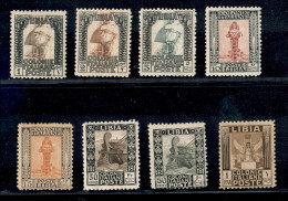 Colonie - Libia - 1926 - Pittorica (58/65 - Dentellata 11) - Serie Completa - Gomma Integra - Cert. Sorani (12.000) - Sonstige & Ohne Zuordnung