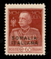 Colonie - Somalia - 1925 - 60 Cent Giubileo (67) - Gomma Integra - Altri & Non Classificati