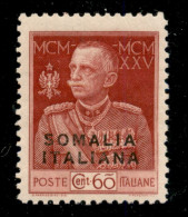 Colonie - Somalia - 1925 - 60 Cent Giubileo (67) - Gomma Integra - Autres & Non Classés
