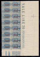 Colonie - Somalia - 1926/1931 - Blocco Di Otto Del 10 Cent (44) Non Emesso - Angolo Di Foglio - Gomma Integra - Other & Unclassified