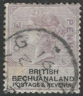 British Bechuanaland. 1888 QV. 1d Used SG 10 - 1885-1895 Colonia Británica