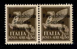 Emissioni Locali - Teramo - 1944 - 50 Cent (13 + 13 L) Con U Piccola A Destra - Gomma Integra Con Falle Naturali - Other & Unclassified
