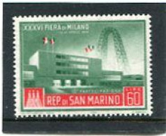 SAN MARINO - 1958  60 L   EXPO  MINT NH - Neufs