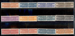 Repubblica - Posta Ordinaria - 1955/1981 - Pacchi In Concessione (5/19) - Serie Completa - 15 Valori - Gomma Integra (80 - Other & Unclassified