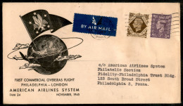 Europa - Aerogrammi - 1945 (25 Novembre) - Londra Philadelphia - Aerogramma Del Volo - Other & Unclassified