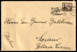 Europa - Germania - 50 Pfennig Wurzburg (453) Isolato Su Busta Da Wiesbadena Per Merano Del 12.12.30 - Sonstige & Ohne Zuordnung