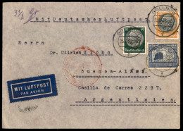 Europa - Germania - Aerogramma Da Gallnow A Buenos Aires Del 25.10.38 - Autres & Non Classés