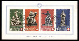 Europa - Svizzera - 1940 - Pro Patria (Block 5) - Foglietto Usato - Andere & Zonder Classificatie