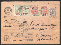 Europa - Ungheria - Busta Lettera Denaro - Zagabria/Berna Del 1.12.14 - Autres & Non Classés