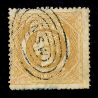 Oltremare - Australia - New South Wales- 8 Pence Giallo (18b) - Annullato Con Ovale N.S.W. - Other & Unclassified