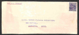 Oltremare - Australia - 1/5 Neckar Manoscritto Su 3 Pence (Scott 30) - Busta Da Alessandria Per S.S. Neckar (arrivo 31.1 - Autres & Non Classés