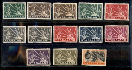 Oltremare - Malawi - Nyassaland - 1938 - Giorgio VI E Leopardo (52/69) - Serie Completa - Gomma Originale (430) - Other & Unclassified