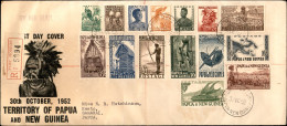 Oltremare - Papua-Nuova Guinea - 1952/1960 - Vedute (1/23) - Serie Completa In 3 FDC (30.10.52 + 2.6.58 + 10.11.60) - In - Sonstige & Ohne Zuordnung