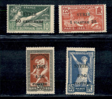 Oltremare - Siria - 1924 - Olimpiadi Parigi (227/230) - Serie Completa - Gomma Integra (440) - Andere & Zonder Classificatie