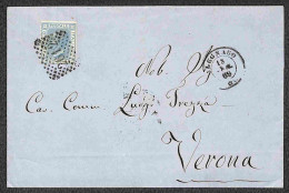 Lotti&Collezioni - Area Italiana - REGNO - 1868/1876 - Lotto Di 5 Lettere Del Periodo Annullate Con Numerale Di Palmanov - Otros & Sin Clasificación