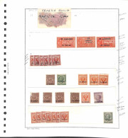 Lotti&Collezioni - Area Italiana - OCCUPAZIONI/LOCALI - 1918/1945 - Serie Complete E Spezzature Su 4 Fogli Marini A List - Other & Unclassified