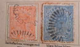 Australien - Queensland -   2 Marken Gem. Scan - Used Stamps