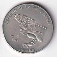 MONEDA DE CUBA DE 1 PESO DEL AÑO 1985 DE LA IGUANA (COIN)  (NUEVA - UNC) - Cuba