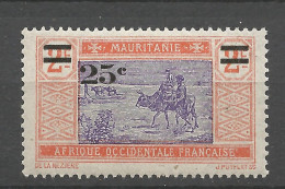 MAURITANIE N° 50 NEUF** SANS CHARNIERE / Hingeless / MNH - Neufs