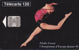 F424 - 09/1993 - ELODIE LUSSAC - 120 SC7 ( Verso : N° Rouges Sur Deux Lignes) - 1993