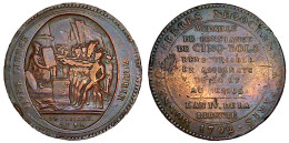 An IV - 1792 - Monneron De Cinq Sols Au Serment - - 1791-1792 Constitution (An I)