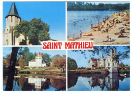 87 - Cpsm - Saint Mathieu - Belle Carte Multi-vues - Saint Mathieu