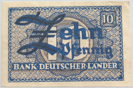 GERMANY 10 PFENNIG 1948 DEUTSCHER LANDER #alb012 0005 - Altri & Non Classificati