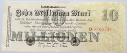 GERMANY 10 MILLIONEN MARK 1923 #alb004 0209 - 10 Mio. Mark