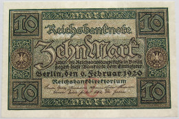 GERMANY 10 MARK 1920 BERLIN #alb008 0315 - 10 Mark