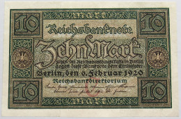 GERMANY 10 MARK 1920 BERLIN #alb008 0295 - 10 Mark