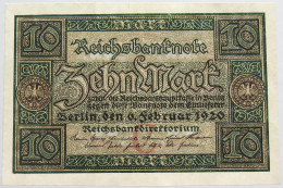 GERMANY 10 MARK 1920 BERLIN #alb008 0299 - 10 Mark