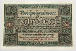 GERMANY 10 MARK 1920 BERLIN #alb008 0289 - 10 Mark