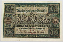 GERMANY 10 MARK 1920 BERLIN #alb008 0293 - 10 Mark