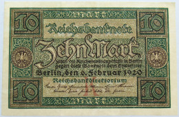 GERMANY 10 MARK 1920 #alb004 0329 - 10 Mark