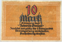 GERMANY 10 MARK 1919 GMUND #alb002 0309 - 10 Mark
