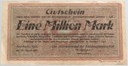 GERMANY 1 MILLION MARK 1923 AUERBACH #alb012 0035 - 1 Million Mark